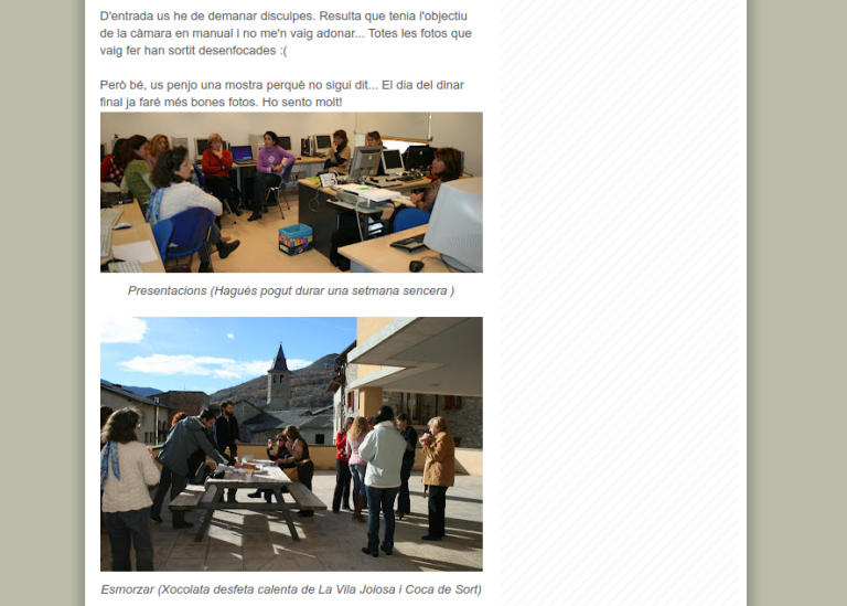 part d'un dels blogs